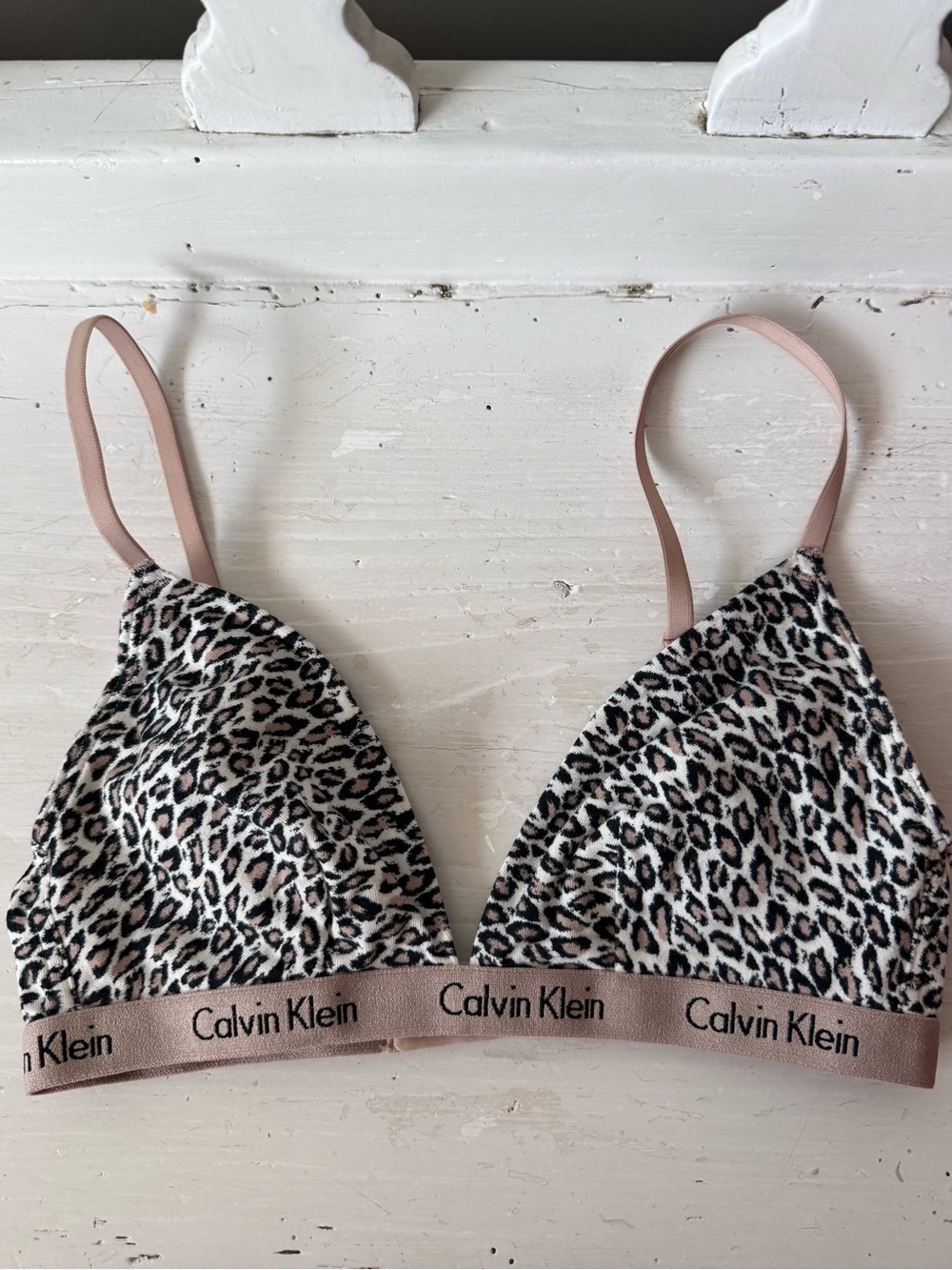 Calvin Klein Women's Leopard Bralette